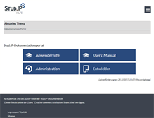 Tablet Screenshot of hilfe.studip.de